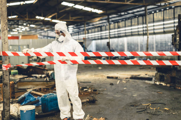 Professional Hoarding Cleanup technician working in Annandale, VA